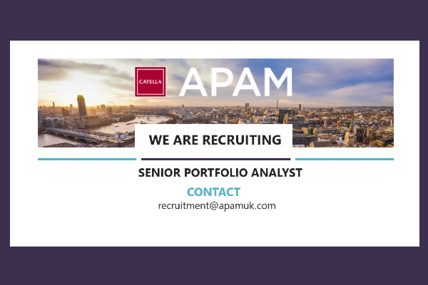 APAM Is Recruiting Senior Portfolio Analyst Catella APAM